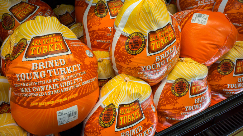 Trader Joe's brined turkeys