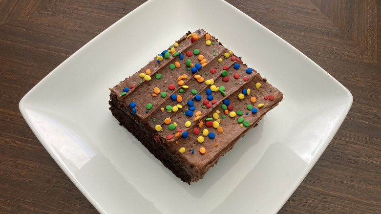 Albertsons Chocolate Frosted cake