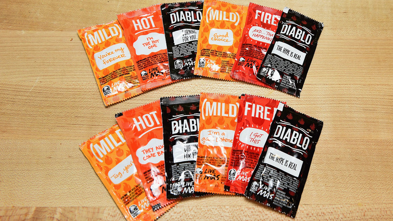 Taco Bell sauce packets