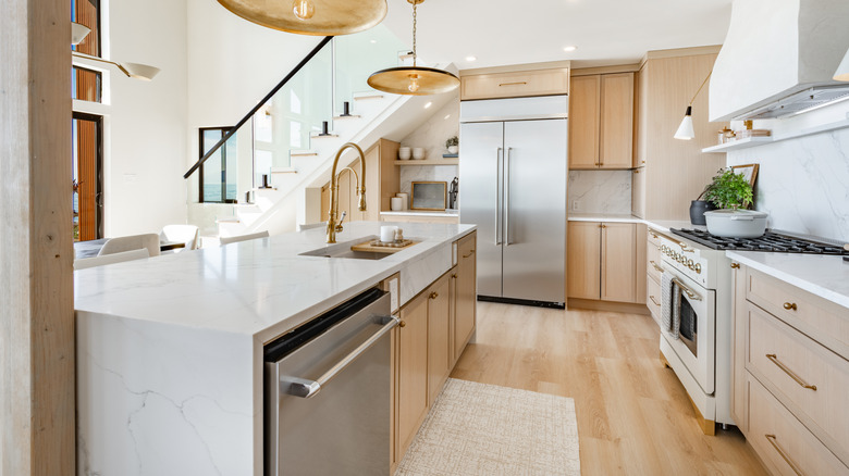 kitchen with stainless steel appliances