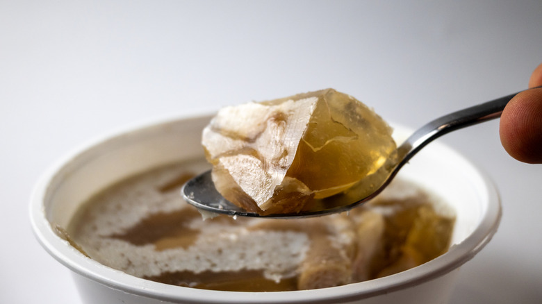 Depression-era meal of boiled vegetables and sausage
