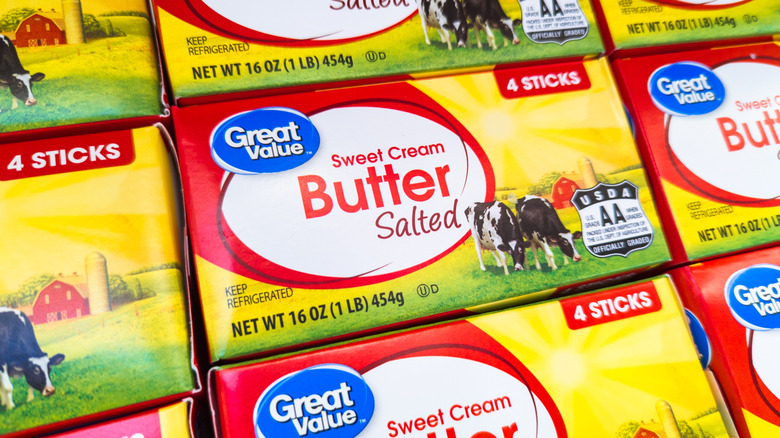 Great Value butter at Walmart