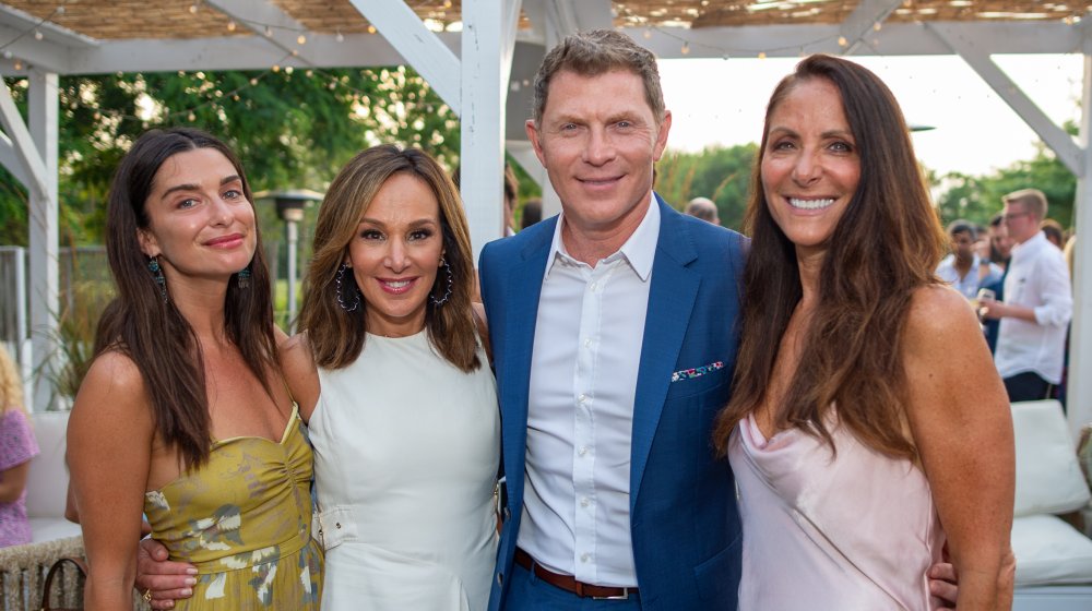 Bobby Flay and three women