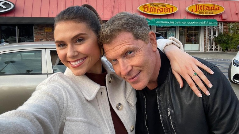 selfie of Sophie and Bobby Flay