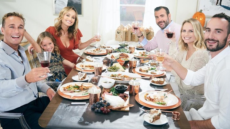 Giada De Laurentiis and daughter Jade with Shane Farley