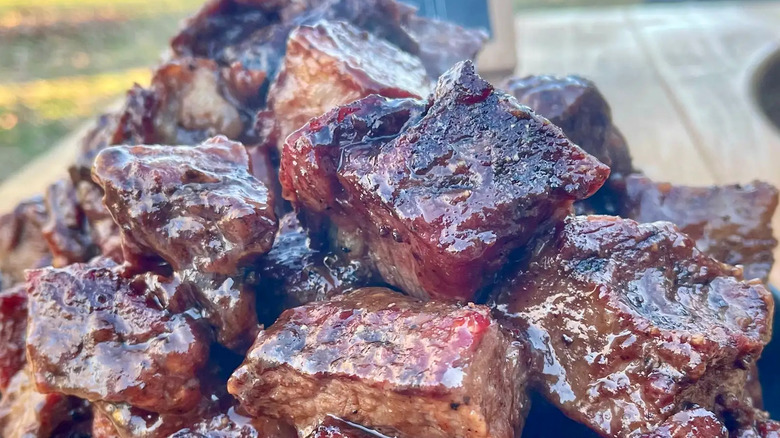 photo of poor man's burnt ends
