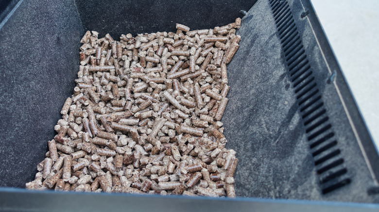 barbecue wood pellets