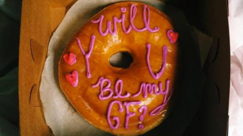 Romantic doughnut from Joshua Weissman