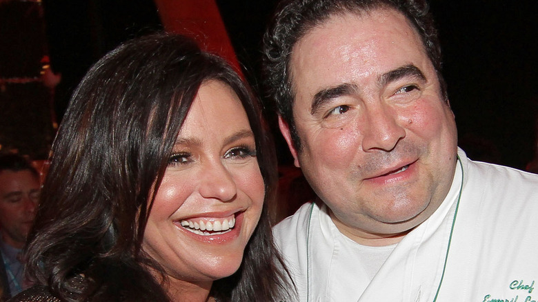 Emeril Lagasse or Rachael Ray posing