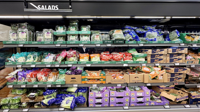 Aldi salad section