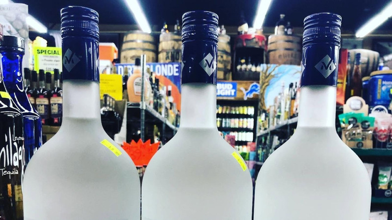 Three bottles of Member's Mark Sam's Club American Vodka