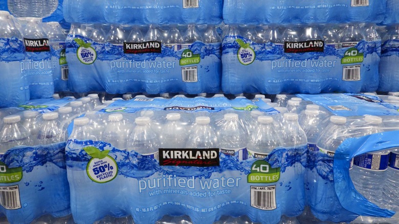 40-packs of Kirkland Signature water bottles