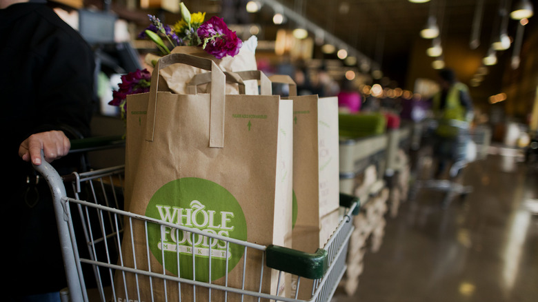 Brown Whole Foods bag