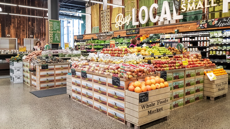 Whole Food produce section