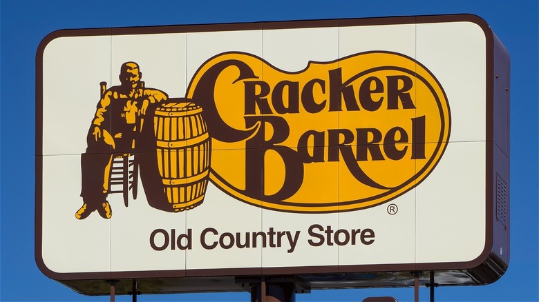 Cracker Barrel sign