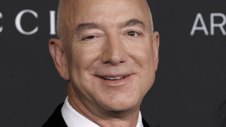 Jeff Bezos smiling