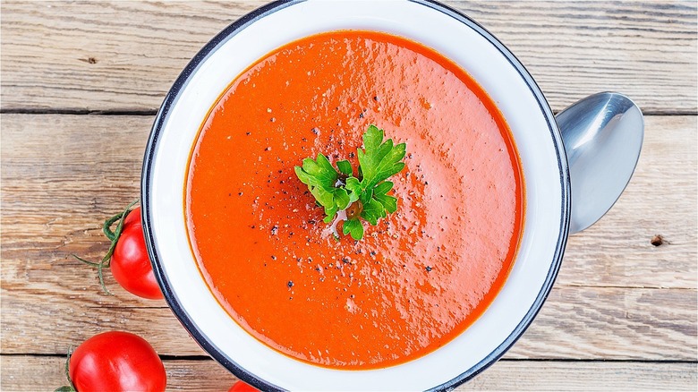 bowl of tomato soup