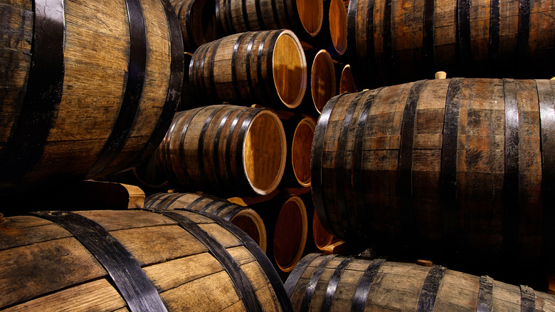 Whisky barrels