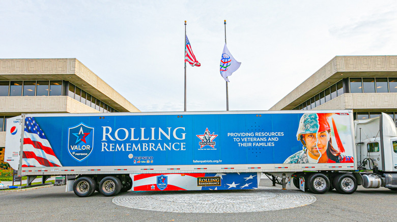 PepsiCo Truck with Rolling Remembrance design