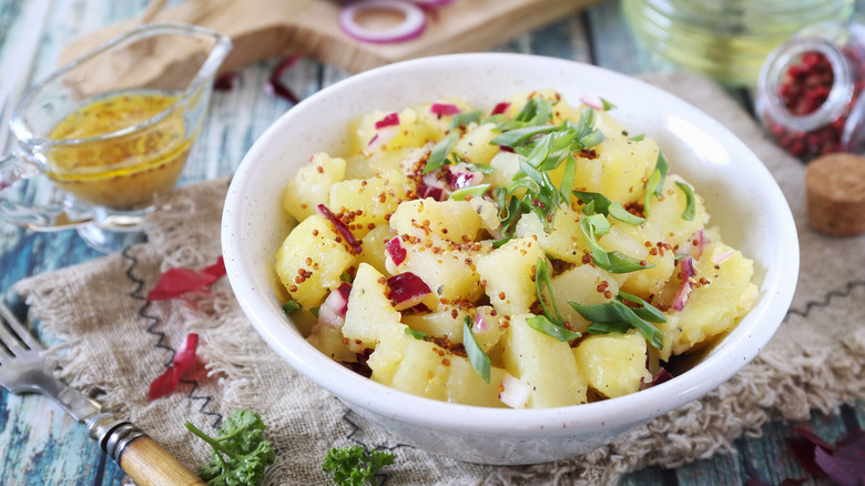 Potato salad in bowl