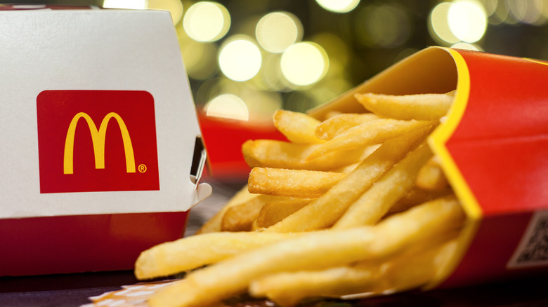 McDonald's fries and meal