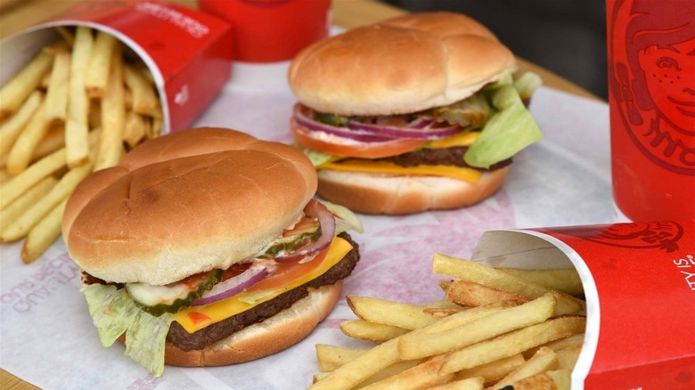 Wendy's burgers and fries 