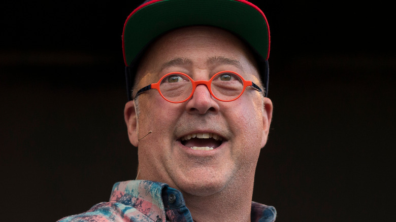 Andrew Zimmern talking