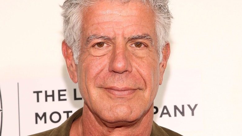 Anthony Bourdain close-up