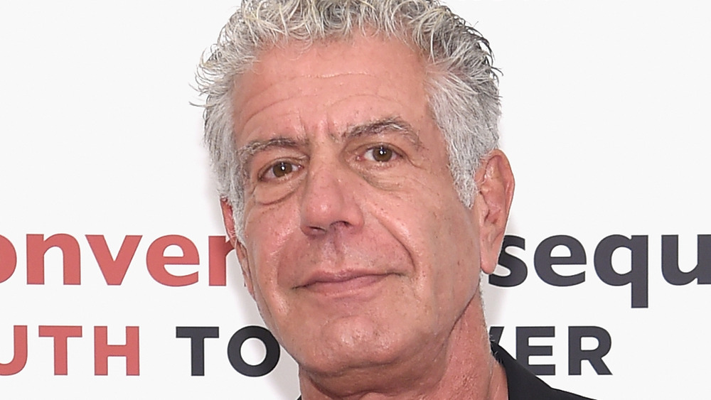 Anthony Bourdain grey hair