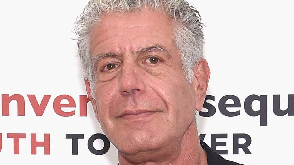 Anthony Bourdain close-up