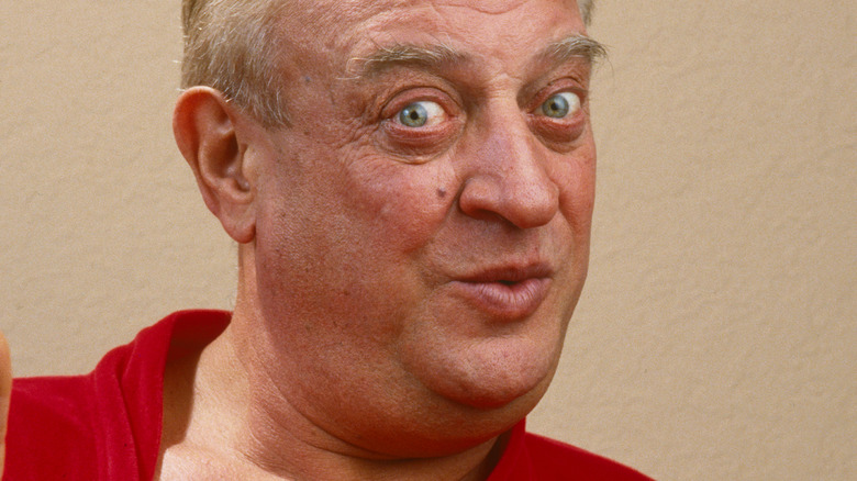 Rodney Dangerfield promoting 'Caddyshack'