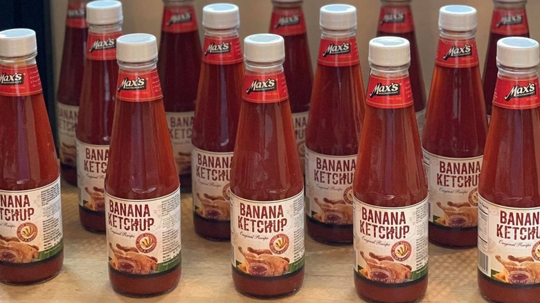 Bottles of Max's Restaurant banana ketchup