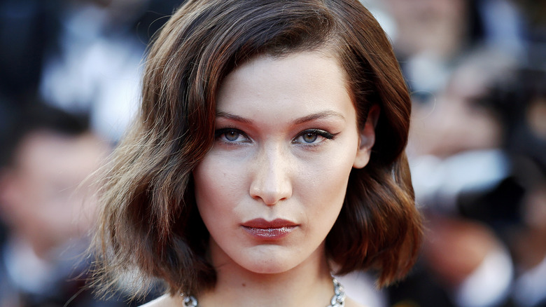 bella hadid red carpet