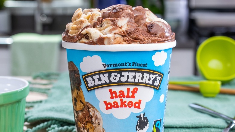 Ben & Jerry's half baked ice cream