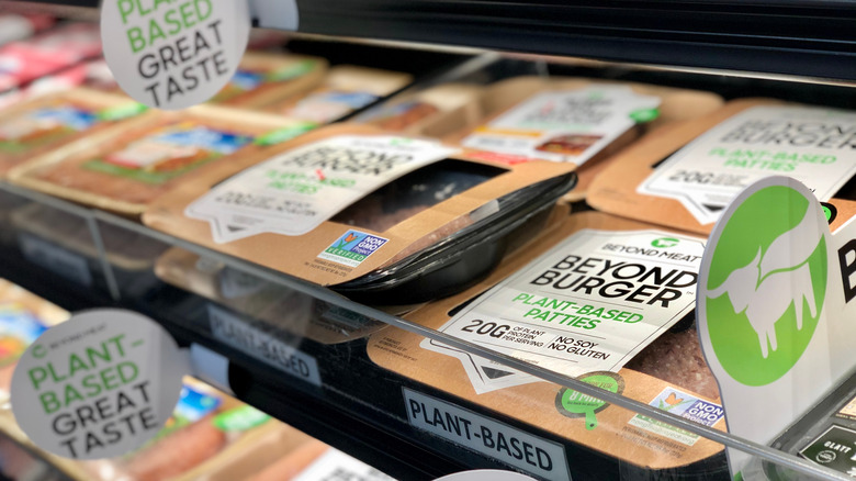 Beyond Meat products on shelf
