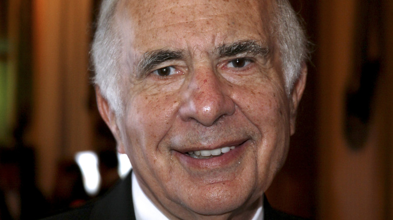 Billionaire Carl Icahn smiling