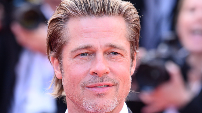 Brad Pitt attends a premiere