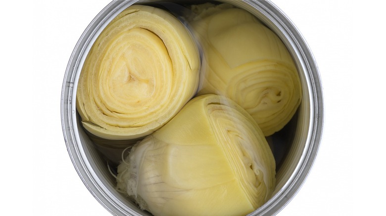 artichoke hearts from a can