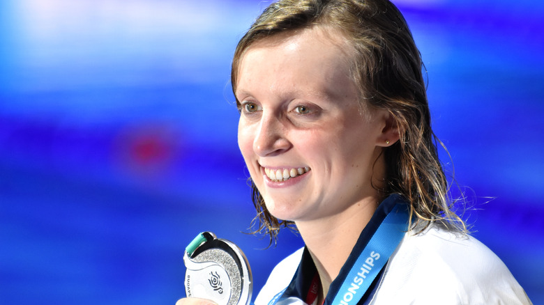 Competitive swimmer Katie Ledecky