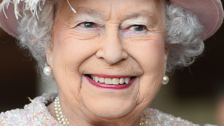 Queen Elizabeth II smiling