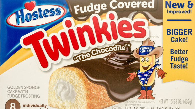 A fudge-covered "Chocodile" Twinkie