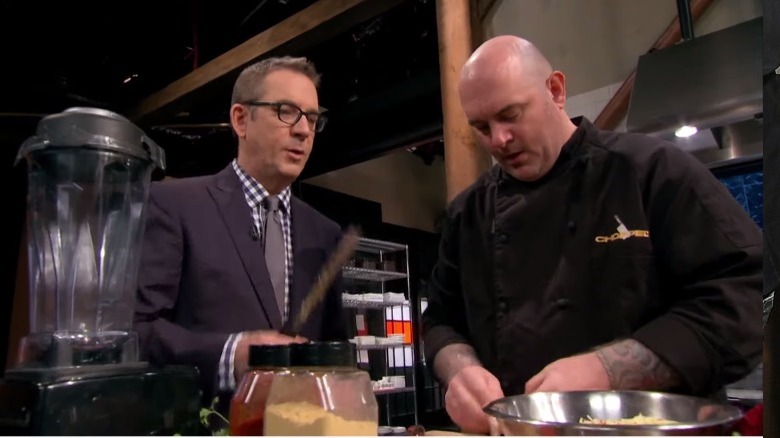 Chris Santos and Ted Allen on Chopped
