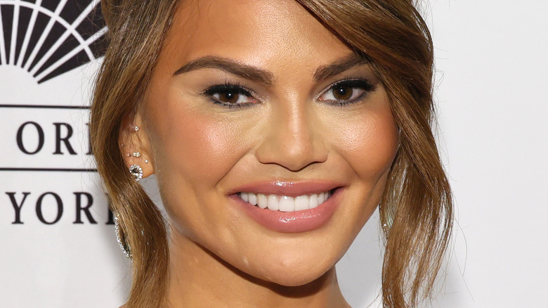 Chrissy Teigen smiling