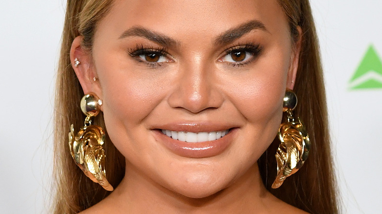 Chrissy Teigen smiling