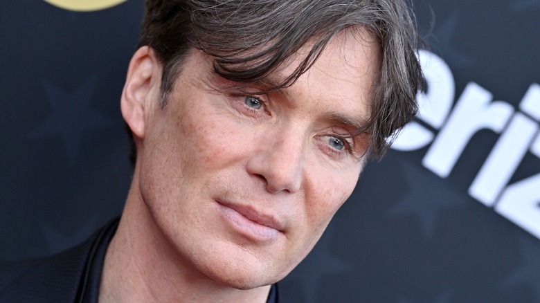 Cillian Murphy smirking