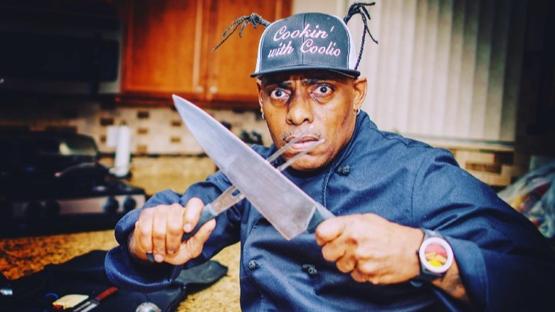 Coolio in the kitchen