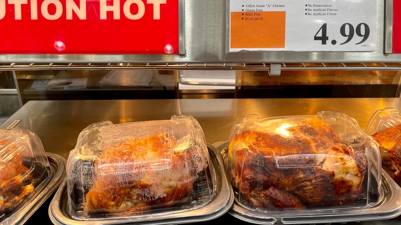 Costco rotisserie chicken with price