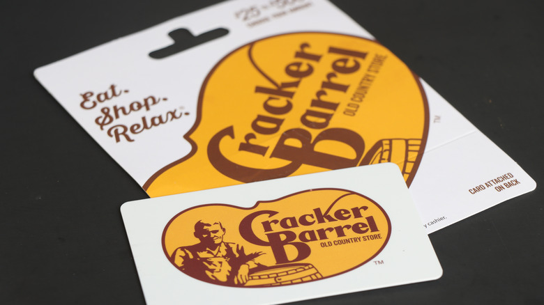 Cracker Barrel gift card