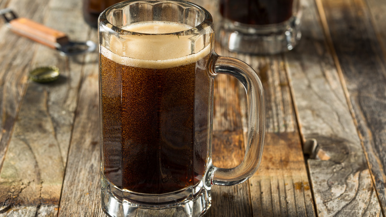 Mug of root beer