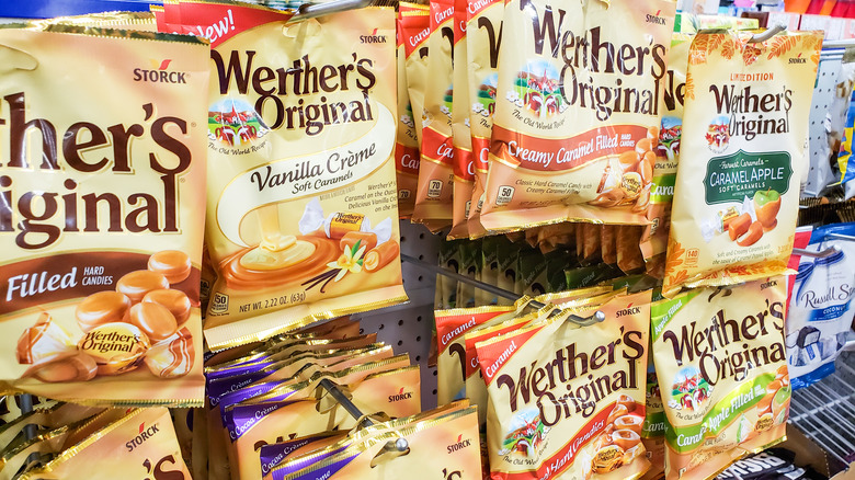 Bags of Werther's candies